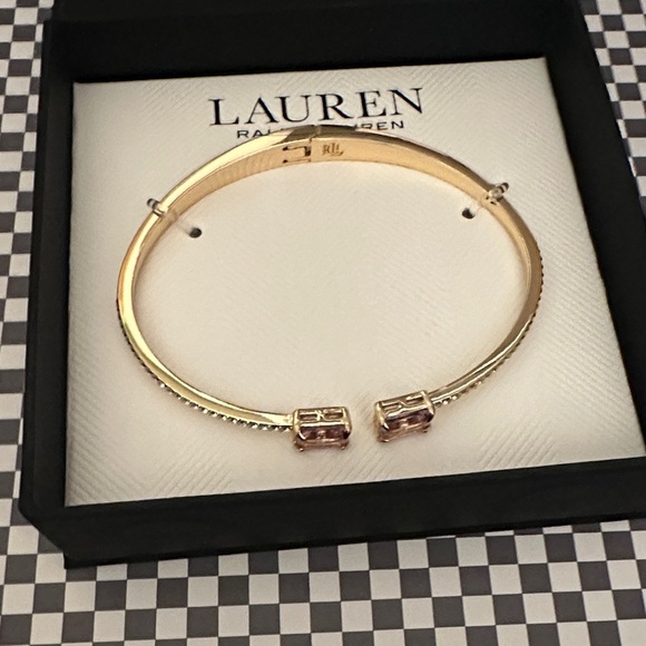 Lauren Ralph Lauren Gold Bracelet with Gem Accents - Picture 4 of 8